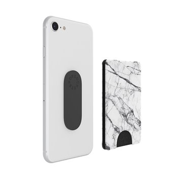 PopSockets - PopWallet - White Marble