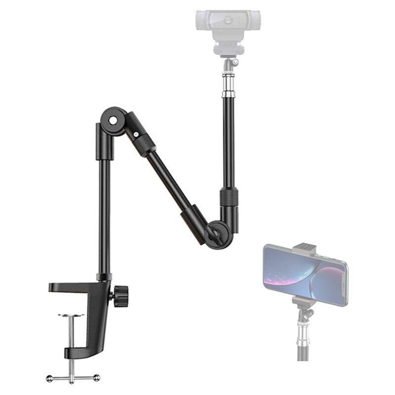 Techsuit - Support de bureau (GT4) - Support de bras réglable pour une utilisation polyvalente avec compatibilité vis 1/4" - Noi Techsuit - Support de bureau (GT4) - Support de bras réglable pour une utilisation polyvalente avec compatibilité vis 1/4" - Noi