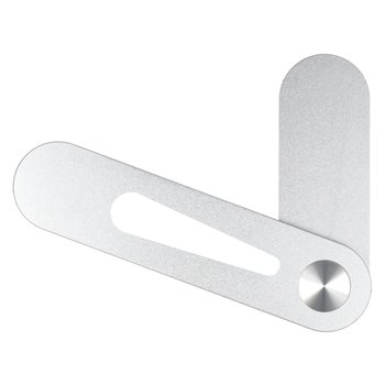 Techsuit - Support de bureau - avec support pour ordinateur portable / moniteur, pliable - Argent
