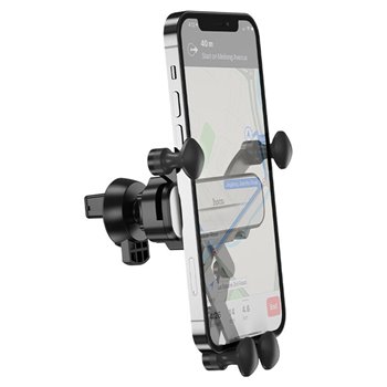 Hoco - Car Holder Manner (CA102) - Gravity Grip for Air Vent - Noir / Argent