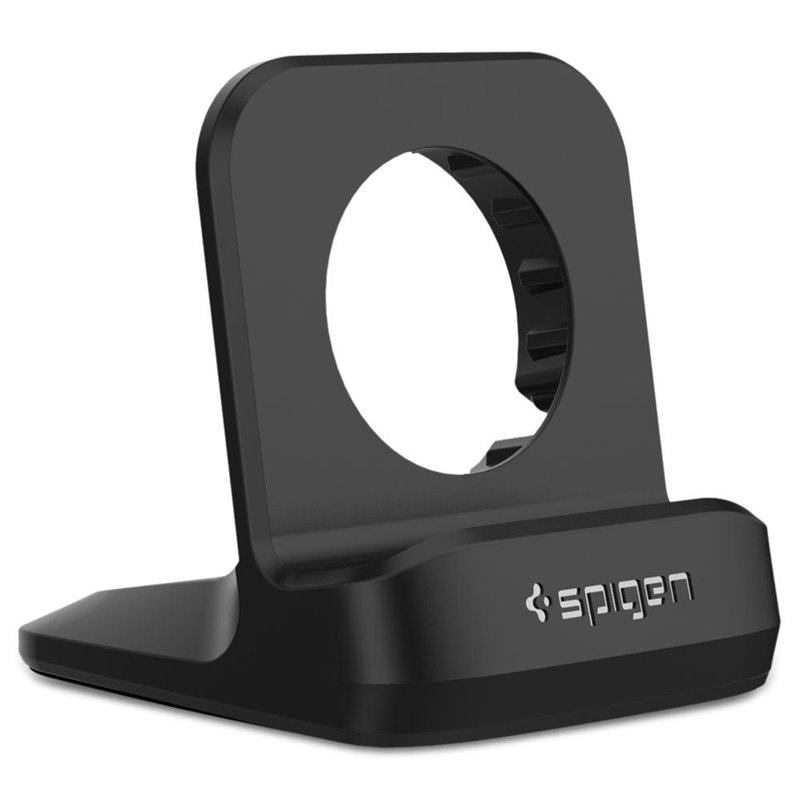 Spigen - Support de chargeur (S350) - pour Apple Watch 4/5/6/7/8/SE (38/40/41/42/44/45mm) - Noir Spigen - Support de chargeur (S350) - pour Apple Watch 4/5/6/7/8/SE (38/40/41/42/44/45mm) - Noir