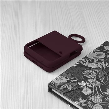 Techsuit - Soft Edge Silicone - Samsung Galaxy Z Flip3 5G - Violet Prune