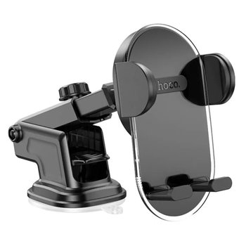 Hoco - Support Voiture Shiny (H3) - Gravity Grip pour Tableau de Bord, Pare-Brise - Noir