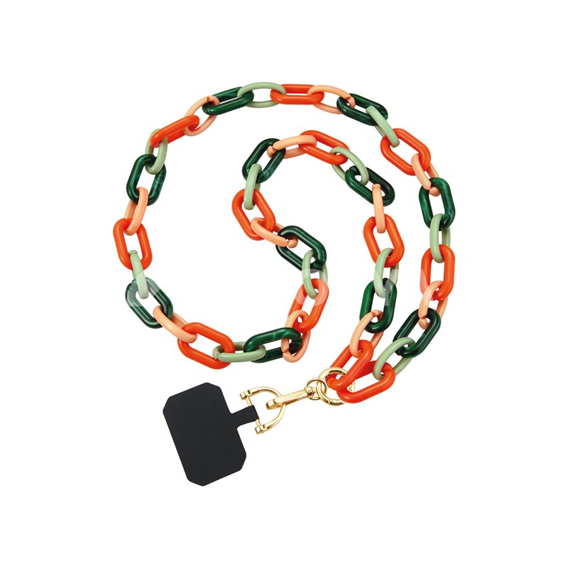 Bijou téléphone portable, Chaine grosse maille 120cm SIENNA (Multicolor) Bijou téléphone portable, Chaine grosse maille 120cm SIENNA (Multicolor)