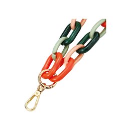  Bijou  téléphone portable, Chaine grosse maille 120cm  SIENNA (Multicolor)