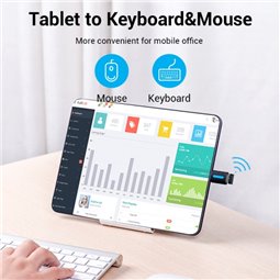 Adaptateur USB-C mâle vers USB 2.0 A femelle Vention - Noir