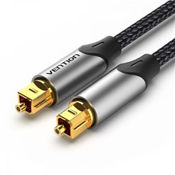 Câble audio fibre optique Vention - 1 m - Gris métallisé
