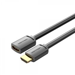 Câble d'extension HDMI mâle vers HDMI femelle 2.0 4K Vention - 3 m - Noir