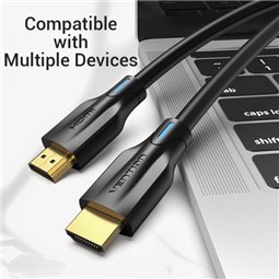 Câble HDMI mâle vers HDMI mâle 2.1 8K Vention - 3 m - Noir