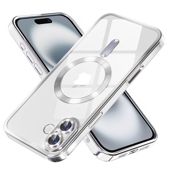 Techsuit - MagSafe en Cristal de Luxe - iPhone 16 - Or Techsuit - MagSafe en Cristal de Luxe - iPhone 16 - Or