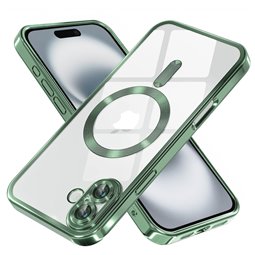 Techsuit - MagSafe en Cristal de Luxe - iPhone 16 - Or
