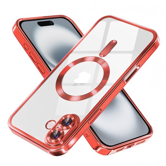 Techsuit - MagSafe en Cristal de Luxe - iPhone 16 - Or Techsuit - MagSafe en Cristal de Luxe - iPhone 16 - Or