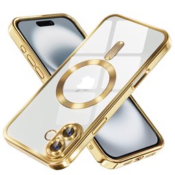 Techsuit - MagSafe en Cristal de Luxe - iPhone 16 - Or