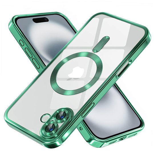 Techsuit - MagSafe en Cristal de Luxe - iPhone 16 - Or Techsuit - MagSafe en Cristal de Luxe - iPhone 16 - Or
