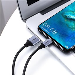 Ugreen - Câble de données (60147) - USB vers Micro-USB, QC 2.0, 2A, 1,5 m - Noir