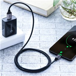 Ugreen - Câble de données (60147) - USB vers Micro-USB, QC 2.0, 2A, 1,5 m - Noir