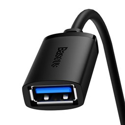 Baseus - Câble d'extension AirJoy Series (B00631103111-01) - USB mâle vers USB 3.0 femelle, 0,5 m - Noir