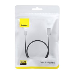 Baseus - Câble d'extension AirJoy Series (B00631103111-01) - USB mâle vers USB 3.0 femelle, 0,5 m - Noir