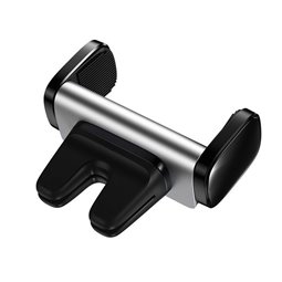 Baseus - Support de voiture en acier canon (SUGP-0S) - pour grille d'aération - Argent