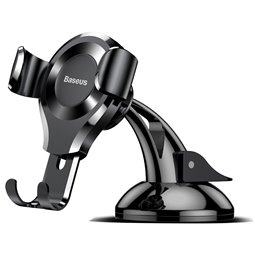Baseus - Support voiture Osculum (SUYL-XP01) - Gravity Grip pour tableau de bord, pare-brise - Noir