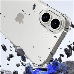 Techsuit - Silicone transparent antichoc  - iPhone 16 - Transparent