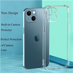 Techsuit - Silicone transparent antichoc  - iPhone 15 - Transparent