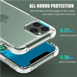 Techsuit - Silicone transparent antichoc  - iPhone 15 Pro - Transparent