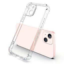 Techsuit - Silicone transparent antichoc  - iPhone 15 Plus - Transparent