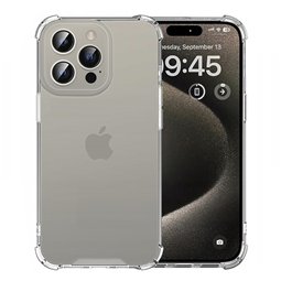 Techsuit - Silicone transparent antichoc  - iPhone 15 Pro Max - Transparent