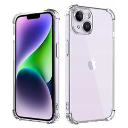 Techsuit - Silicone transparent antichoc  - iPhone 14 Plus - Transparent