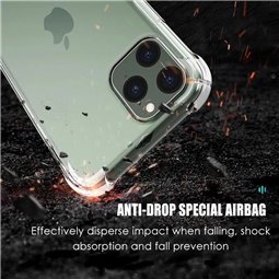 Techsuit - Silicone transparent antichoc  - iPhone 14 Pro Max - Transparent