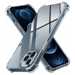 Techsuit - Silicone transparent antichoc  - iPhone 12 Pro - Transparent