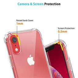 Techsuit - Silicone transparent antichoc  - iPhone XR - Transparent