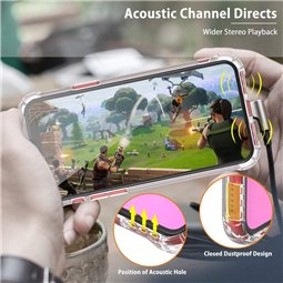 Techsuit - Silicone transparent antichoc  - iPhone XR - Transparent