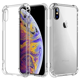 Techsuit - Silicone transparent antichoc - iPhone X / XS - Transparent