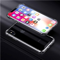 Techsuit - Silicone transparent antichoc  - iPhone XS Max - Transparent