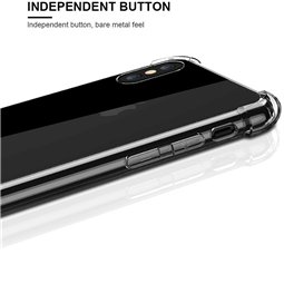Techsuit - Silicone transparent antichoc  - iPhone XS Max - Transparent
