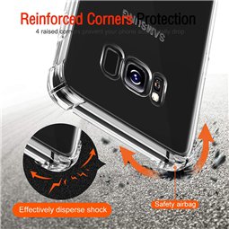 Techsuit - Silicone transparent antichoc - Samsung Galaxy S8 Plus - Transparent