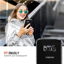 Techsuit - Silicone transparent antichoc - Samsung Galaxy S8 Plus - Transparent