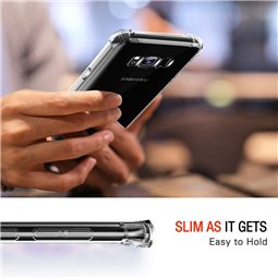 Techsuit - Silicone transparent antichoc - Samsung Galaxy S8 Plus - Transparent