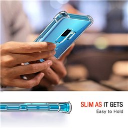 Techsuit - Silicone transparent antichoc - Samsung Galaxy S9 - Transparent