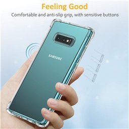 Techsuit - Silicone transparent antichoc - Samsung Galaxy S10e - Transparent