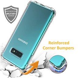 Techsuit - Silicone transparent antichoc - Samsung Galaxy S10e - Transparent