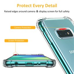 Techsuit - Silicone transparent antichoc - Samsung Galaxy S10e - Transparent