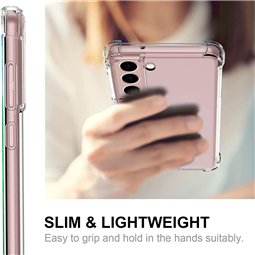Techsuit - Silicone transparent antichoc - Samsung Galaxy S21 5G - Transparent