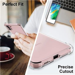Techsuit - Silicone transparent antichoc - Samsung Galaxy S22 5G - Transparent
