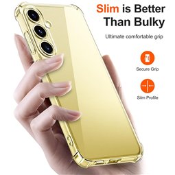 Techsuit - Silicone transparent antichoc - Samsung Galaxy S24 Plus - Transparent