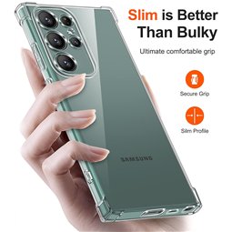Techsuit - Silicone transparent antichoc - Samsung Galaxy S25 Ultra - Transparent
