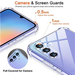 Techsuit - Silicone transparent antichoc - Samsung Galaxy A05s - Transparent