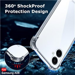 Techsuit - Silicone transparent antichoc - Samsung Galaxy A06 - Transparent